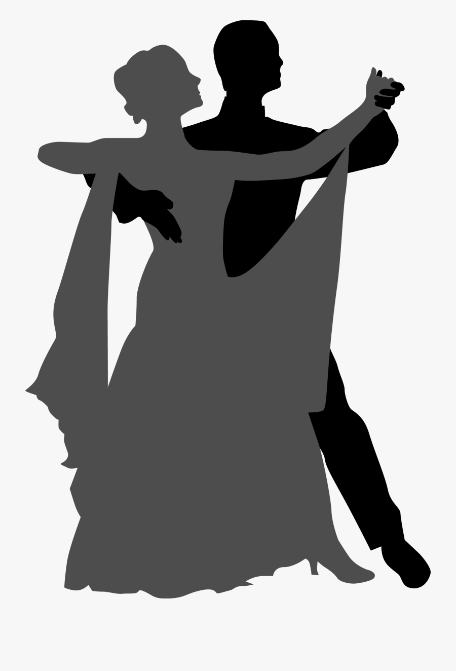 And Square For Ballroom Dancing Dance Men Clipart - Silhouette Transparent Ballroom Dance, Transparent Clipart