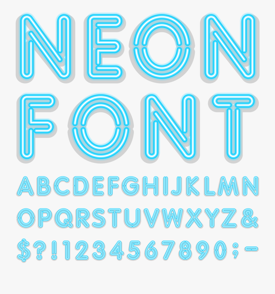 Blue Wordart Hi-tech Coupon Boston Neon Critics Clipart - Font, Transparent Clipart