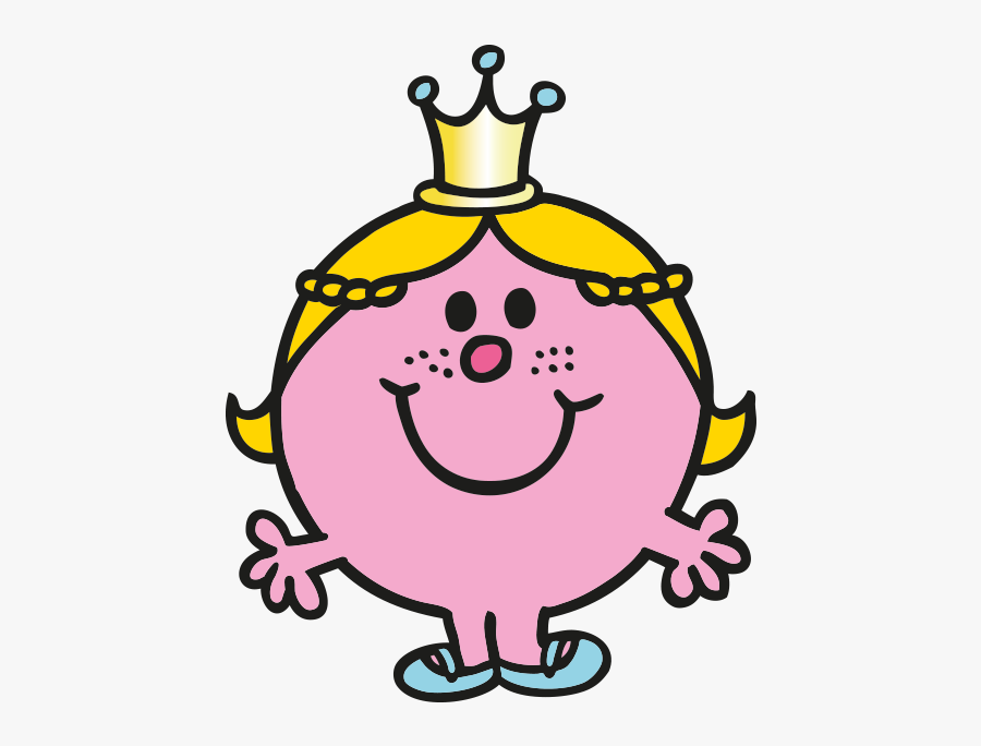 Family Portrait - Little Miss Princess Mr Men, Transparent Clipart