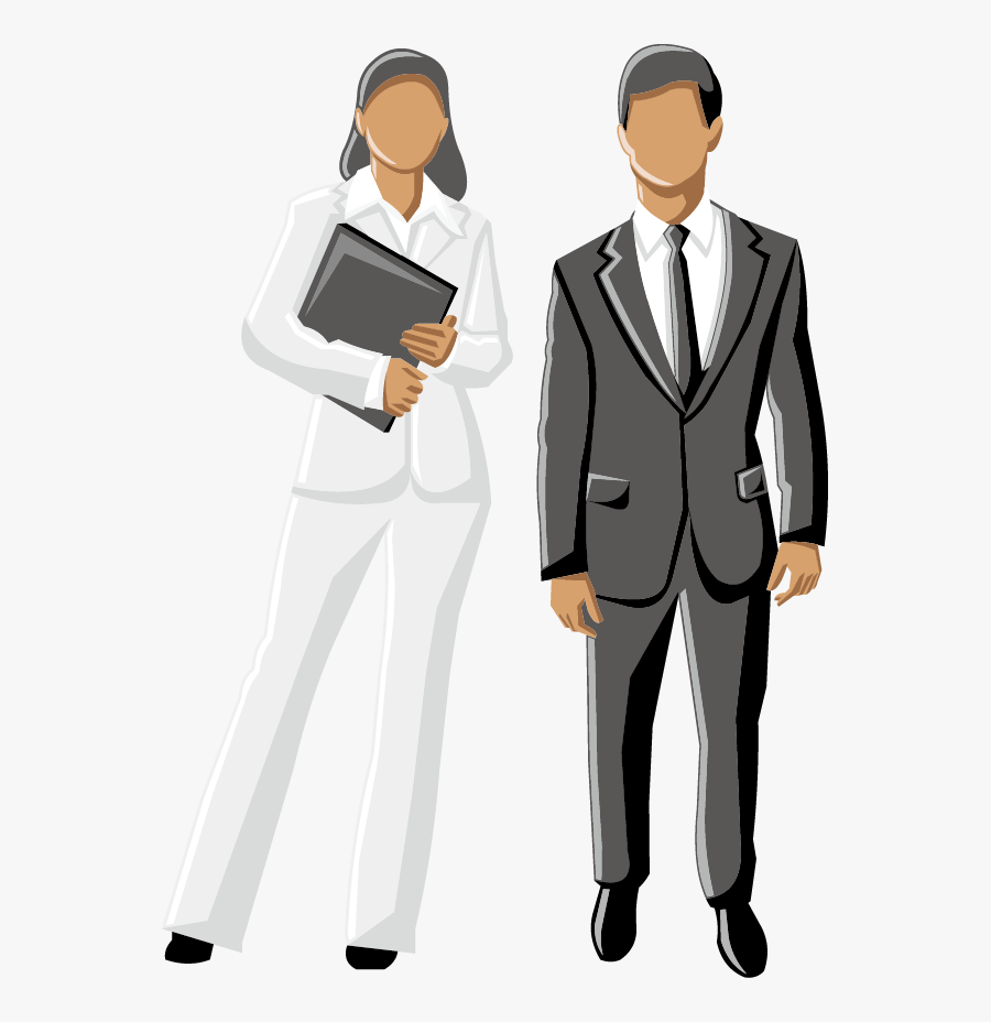 Men Clipart Business Woman - Transparent Background Businessman Clipart, Transparent Clipart