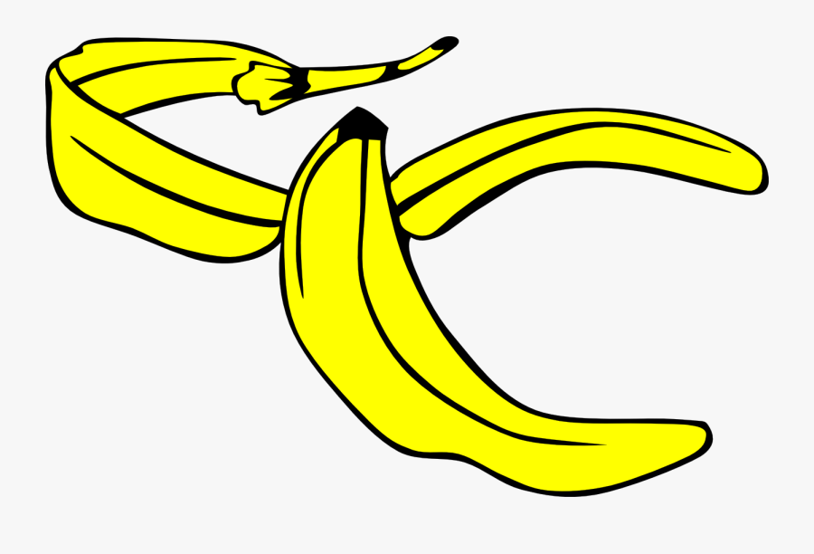 Banana Yellow Peel - Banana Peel Clipart Png, Transparent Clipart