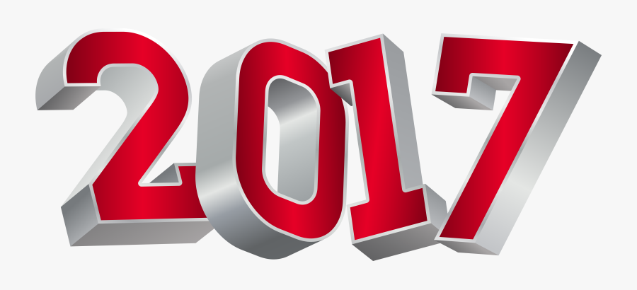 2017 Silver Red Png Clip Art Image 2017 Pinterest Art - 2017 Clipart, Transparent Clipart