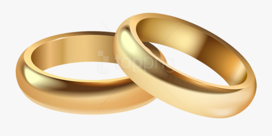 Download Rings Decorative Transparent - Wedding Rings Clipart Transparent, Transparent Clipart
