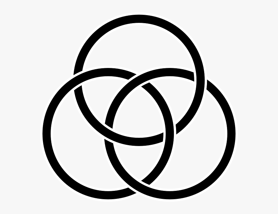 Borromean Rings, Transparent Clipart