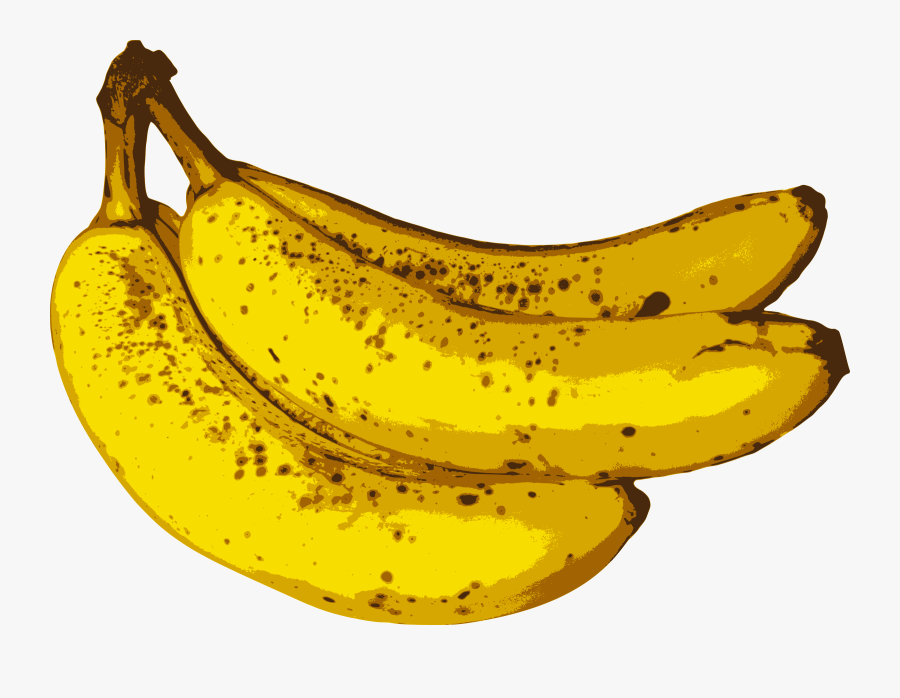 Clipart Banana Pdf - Yellow And Brown Banana, Transparent Clipart