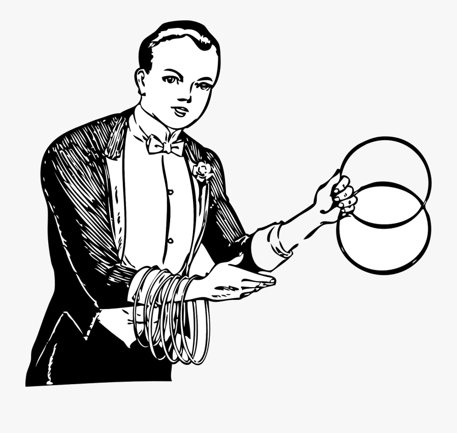 Magician Linking Rings Svg Clip Arts - Linking Rings, Transparent Clipart
