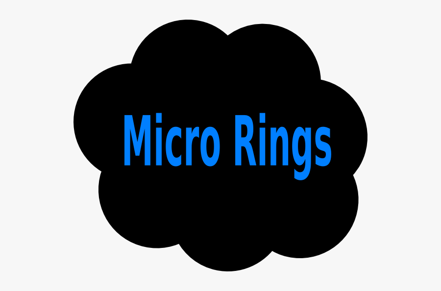 Micro Rings Cloud Svg Clip Arts - Heart, Transparent Clipart