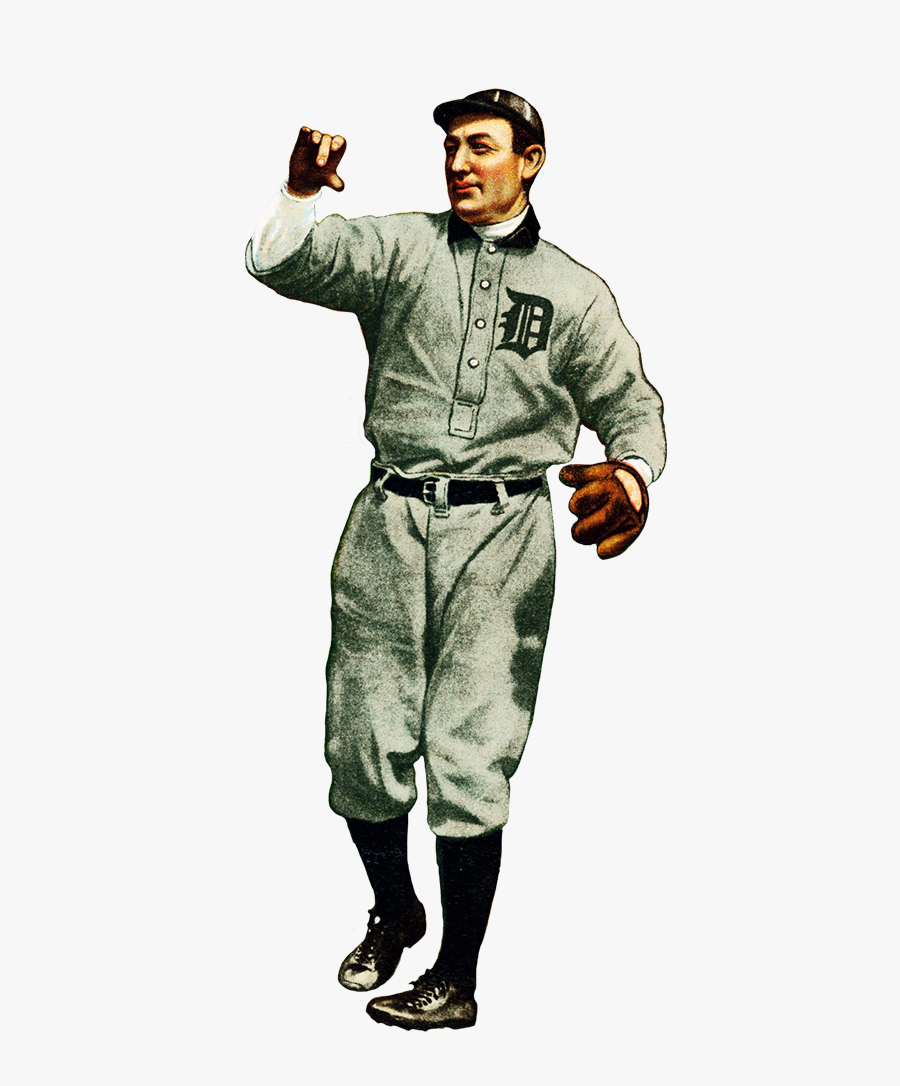 Vintage Baseball Player Png - Vintage Baseball Player, Transparent Clipart