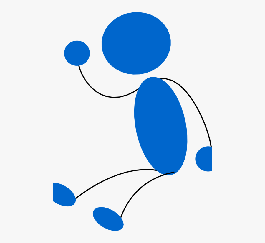 Blue,angle,area - Clipart Läufer Grafik, Transparent Clipart