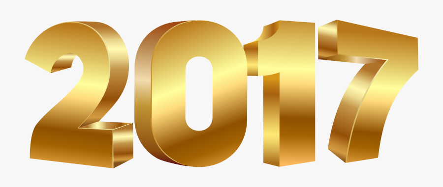 Transparent Gold Design Clipart - 2017 Gold Png, Transparent Clipart