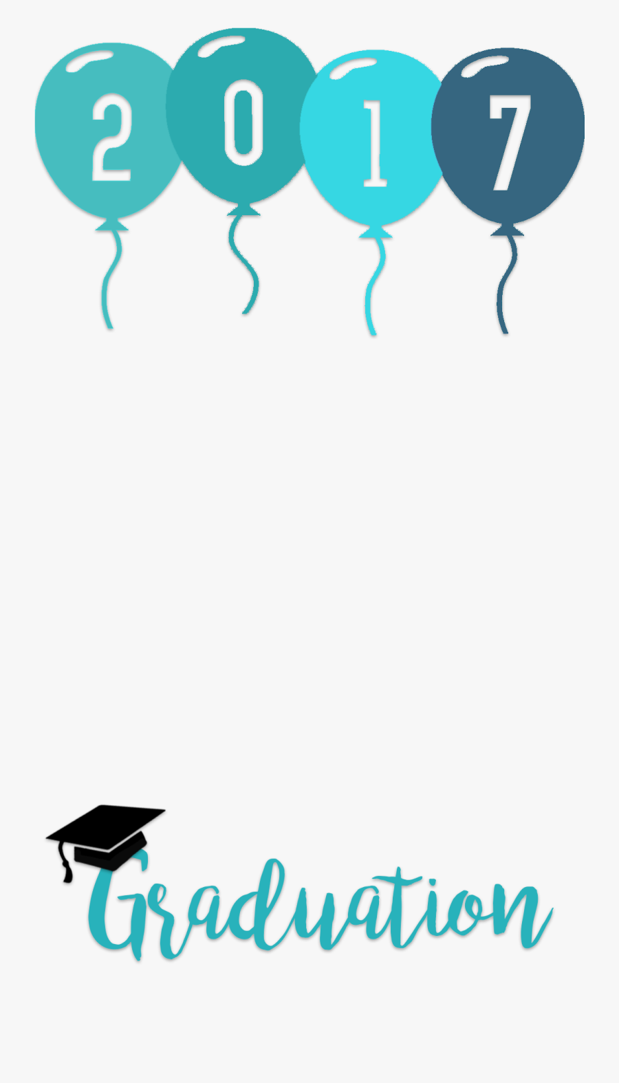 Blue 2017 Graduation Snapchat Filter Geofilter Maker - Graduation Snapchat Filter Free, Transparent Clipart