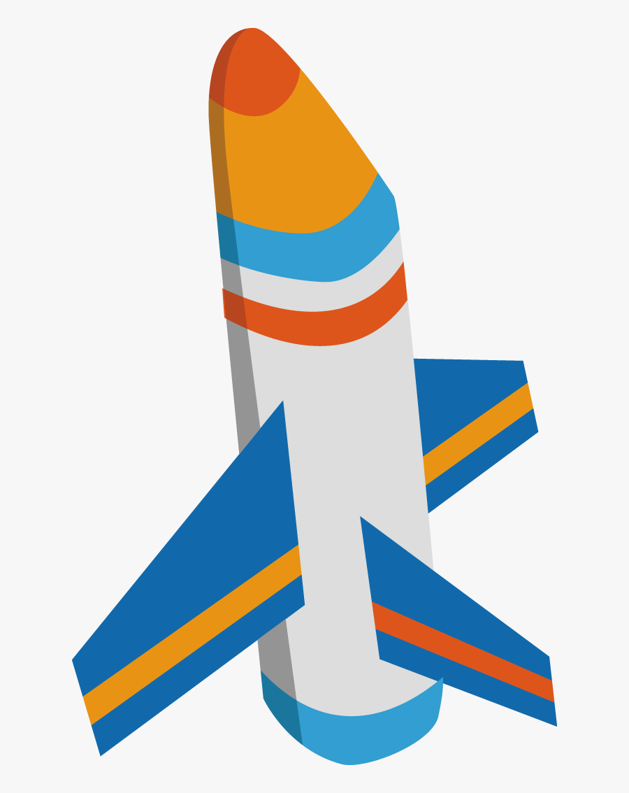 Rocket Clipart Wing - Transparent Space Shuttle Vector, Transparent Clipart