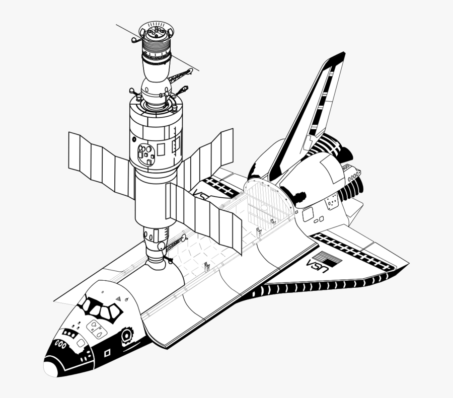 Space Shuttle Clipart - Soyuz Vs Space Shuttle, Transparent Clipart