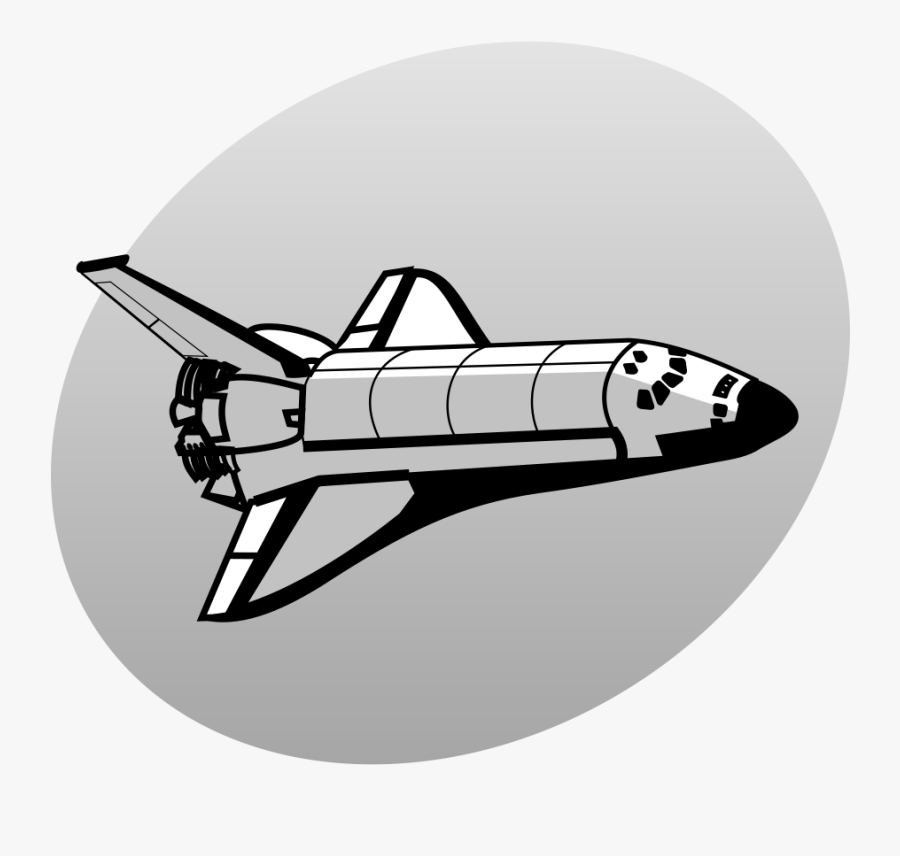 Filep Space Shuttle Grey - Nasa Space Shuttle Icon, Transparent Clipart
