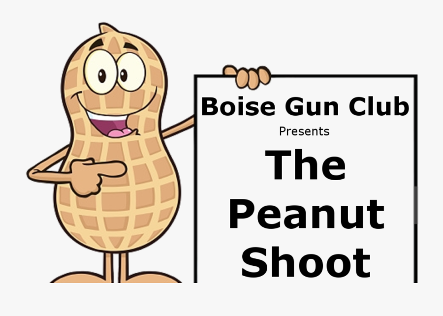 Boise Gun Club - Peanut Cartoon Character, Transparent Clipart
