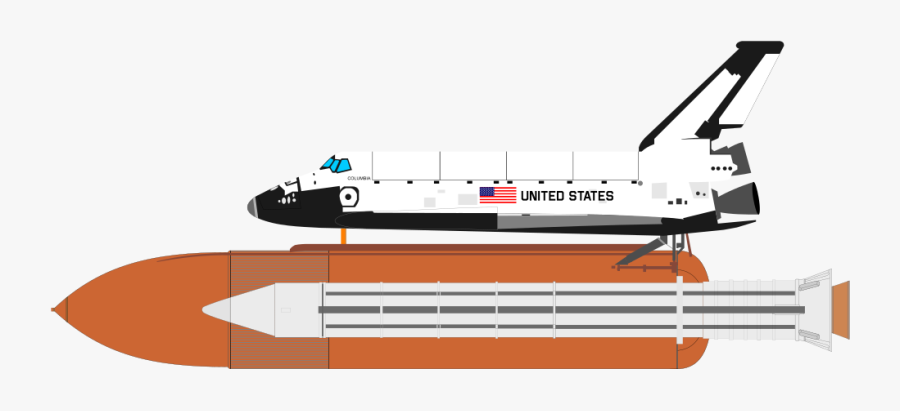 Space Shuttle - Space Shuttle Challenger Transparent Background, Transparent Clipart