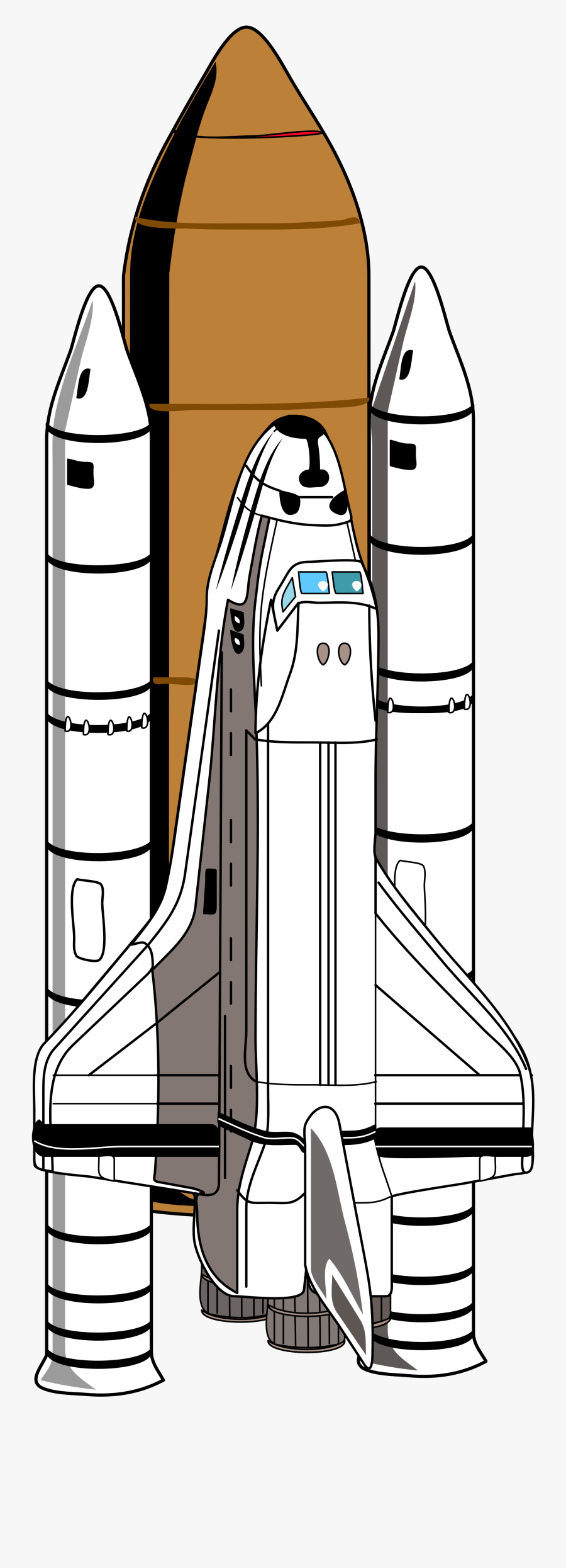 Clipart Of Space Shuttle, Transparent Clipart
