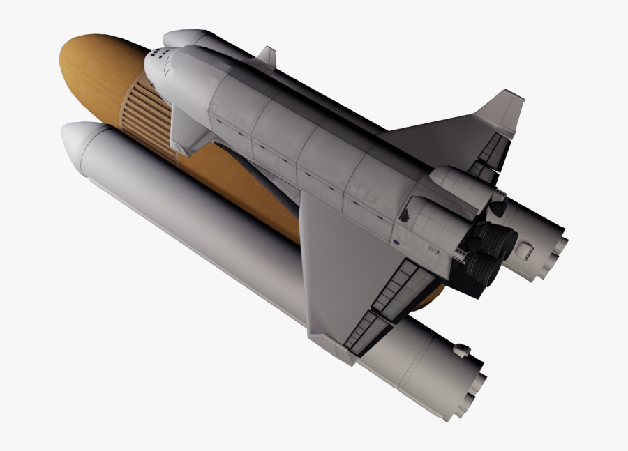 Clip Art Aeronology Mk Space - Space Shuttle Block 2, Transparent Clipart