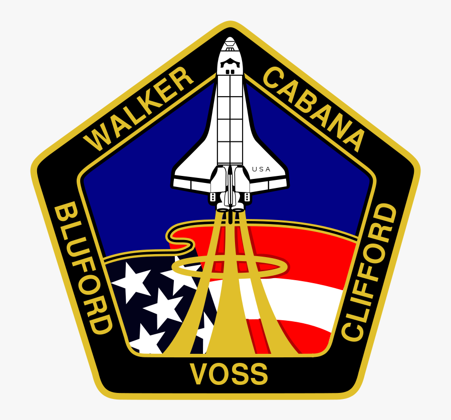 Emblem,area,symbol - Space Shuttle Sts 44, Transparent Clipart