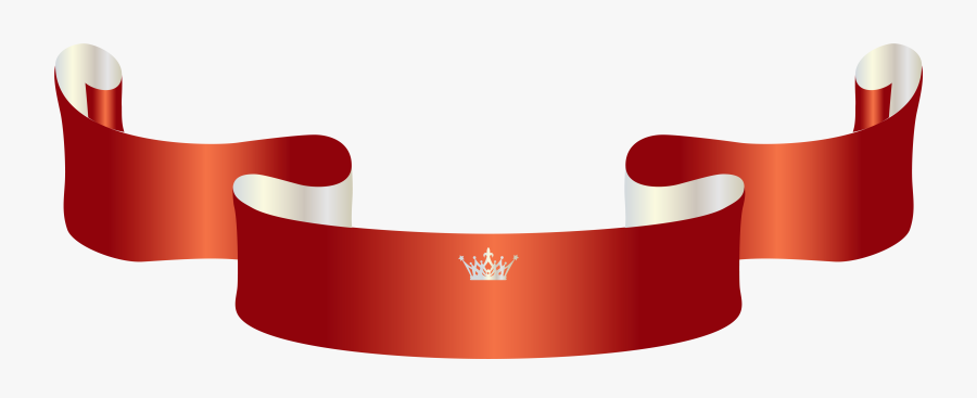 Banner Crown Advertising Clip Art - Flag Vector Banner Png, Transparent Clipart
