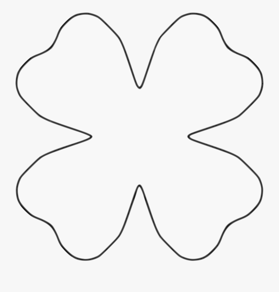 flower 4 petal heart template banner royalty free library