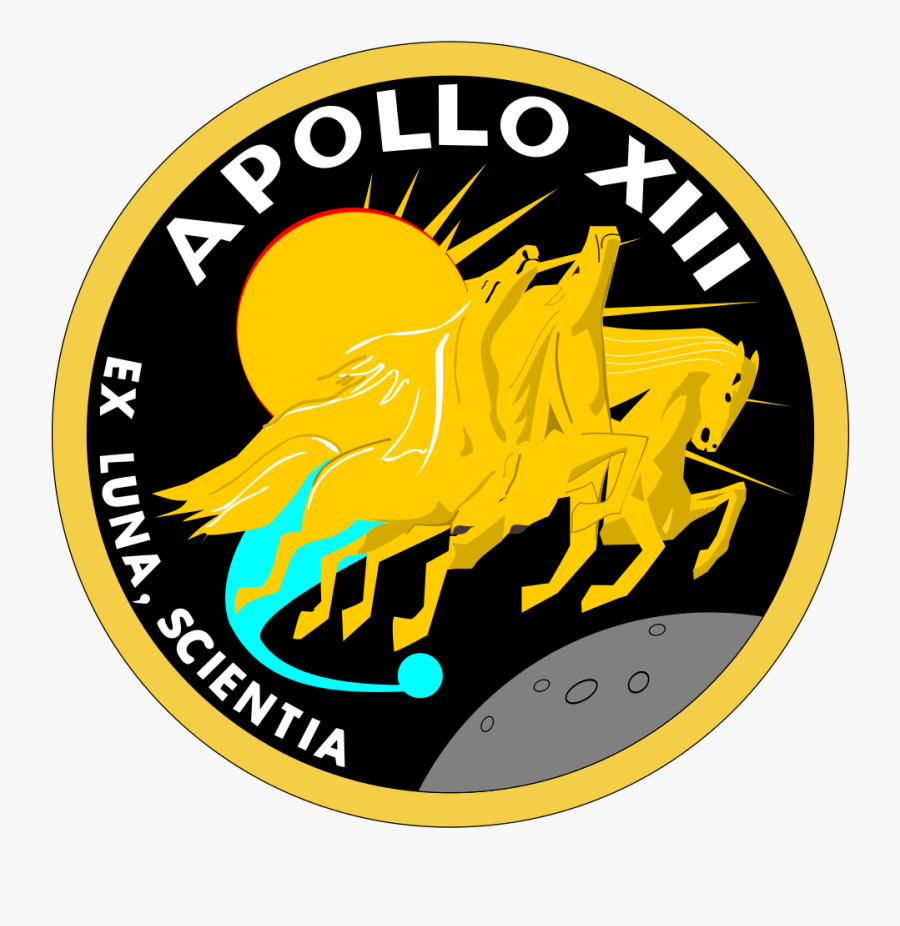 Jpg Royalty Free Library Shuttle Clipart Apollo - Apollo 13 Logo, Transparent Clipart