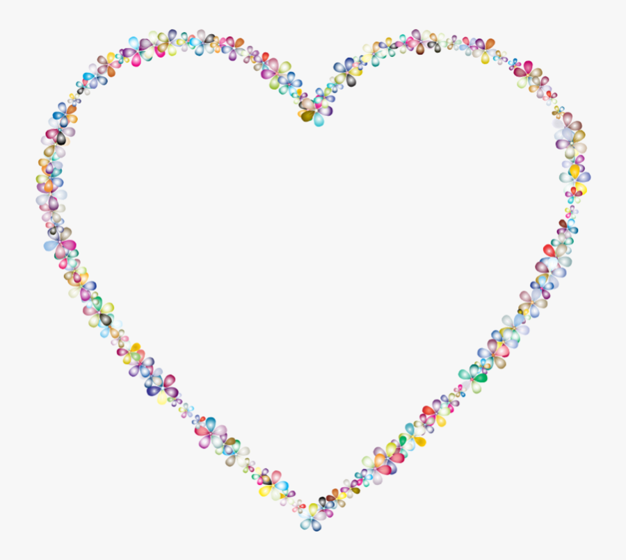 Heart Outline Clipart - Big Heart No Background, Transparent Clipart