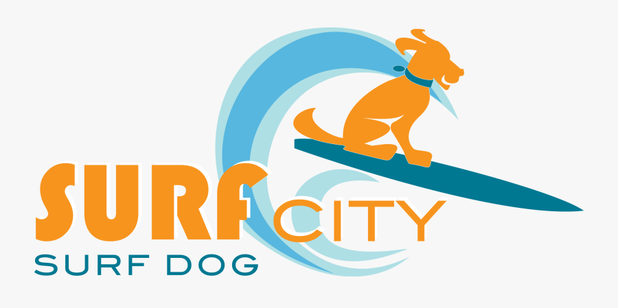 Surfer Clipart Dog Surfing - Surf City Surf Dog, Transparent Clipart