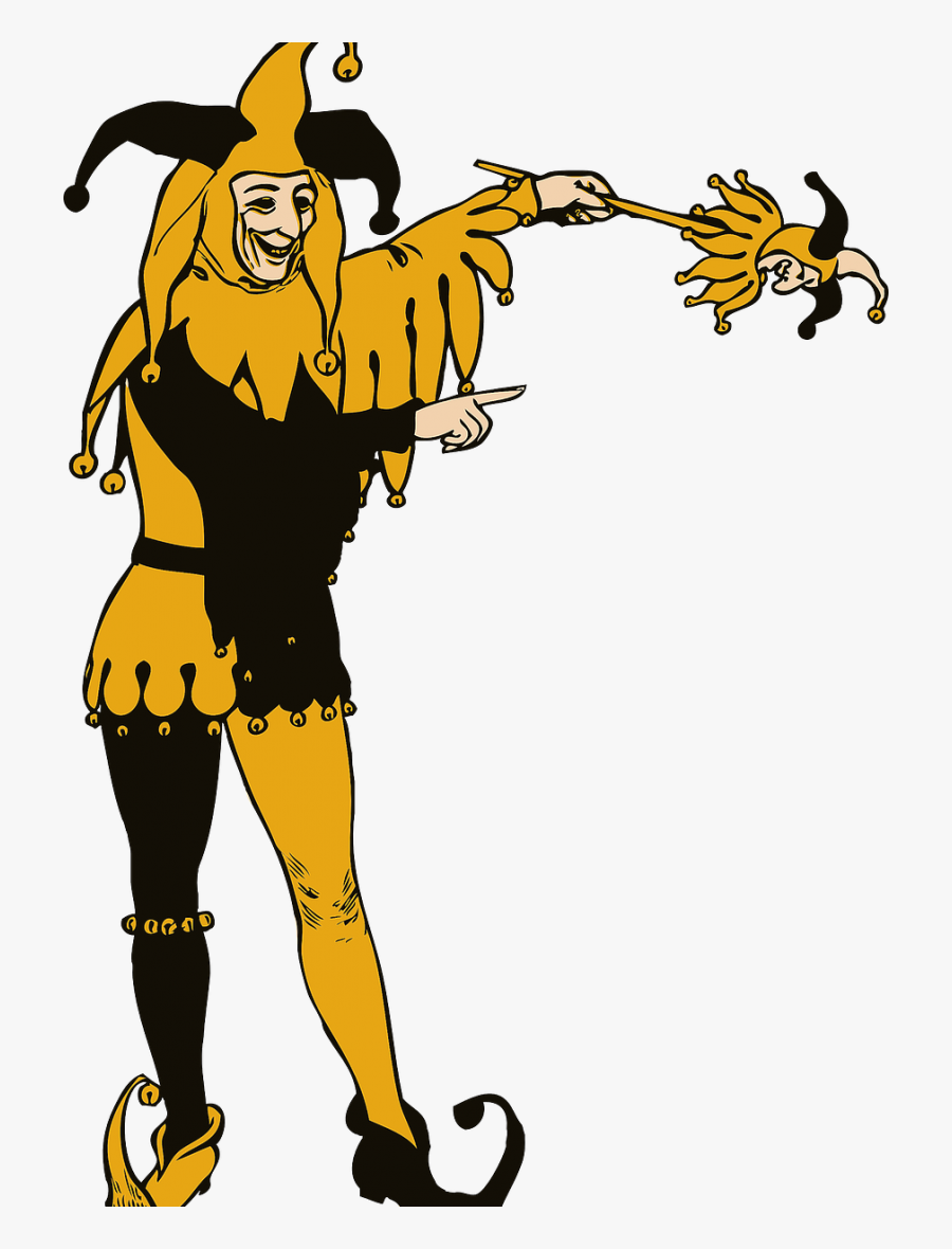 Art,artwork,yellow - Jester Png, Transparent Clipart