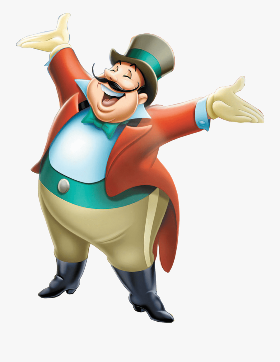 Circus Ringmaster Illustration Transparent Png - Dumbo Characters, Transparent Clipart
