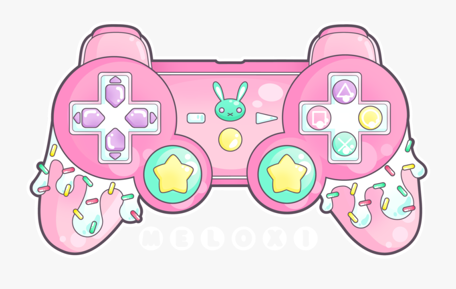 Graphic Transparent Library Game Controllers Video - Pink Game Controller Png, Transparent Clipart