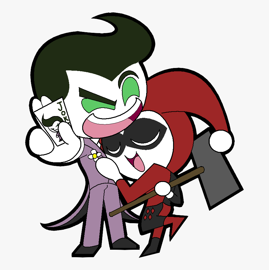 Harley Quinn Joker - Cute Joker And Harley Quinn, Transparent Clipart