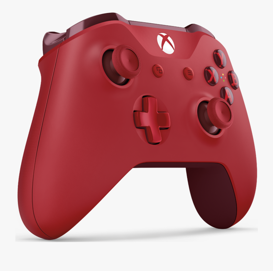 Xbox One Controller Xbox 360 Controller Game Controllers - All Red Xbox One Controller, Transparent Clipart