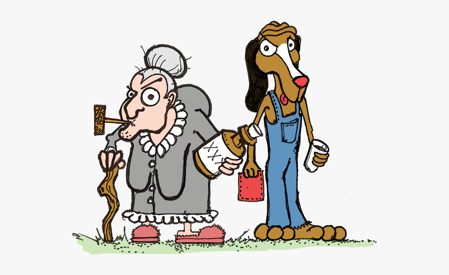 Couple Clipart Hillbilly - Cartoon, Transparent Clipart