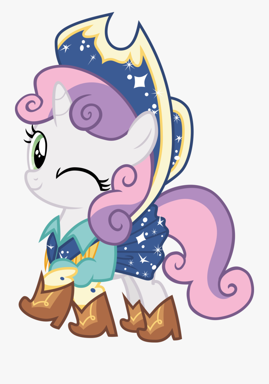 Sweetie Belle Ready For Hoedown By Pilot231 - Mlp Sweetie Belle Dress, Transparent Clipart