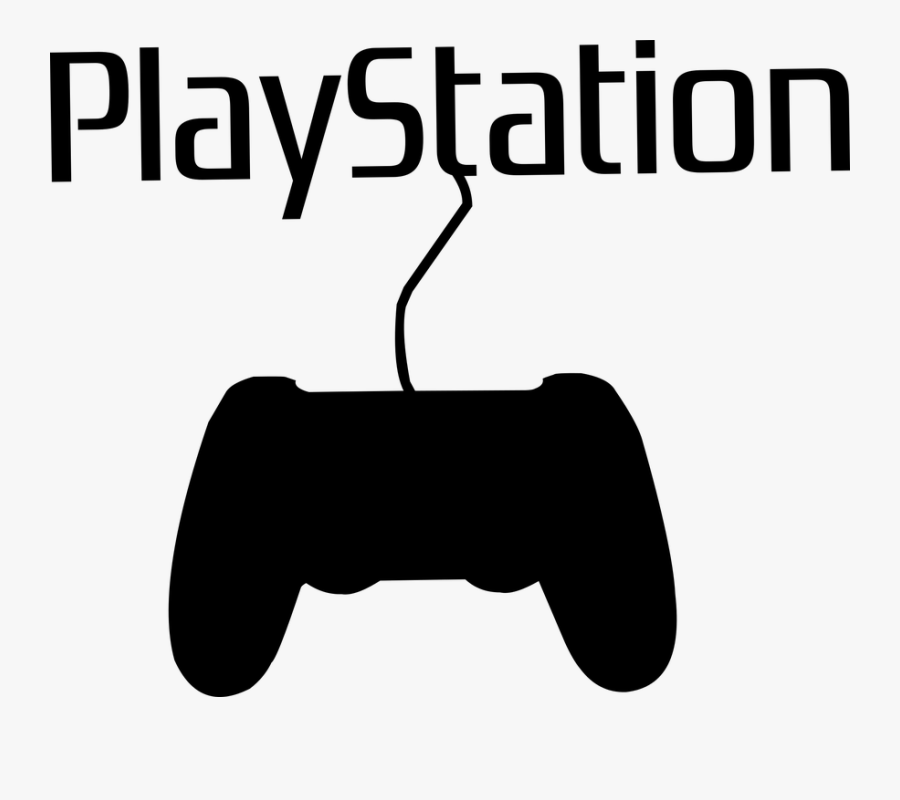 Silhouette Playstation, Transparent Clipart