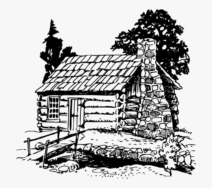 Cabin Png Free Transparent - Log Cabin Clip Art, Transparent Clipart