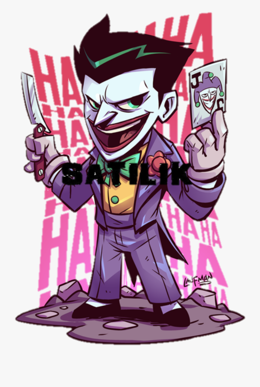 Transparent The Joker Clipart - Derek Laufman Joker, Transparent Clipart