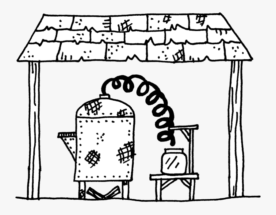 Hillbilly Clipart Whiskey Jug - Moonshine Still Clip Art, Transparent Clipart