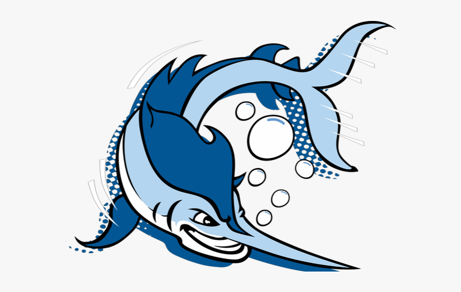 The Hunters Woods Blue Marlins Entered The Reston Swim - Hunter Woods Swim Team, Transparent Clipart