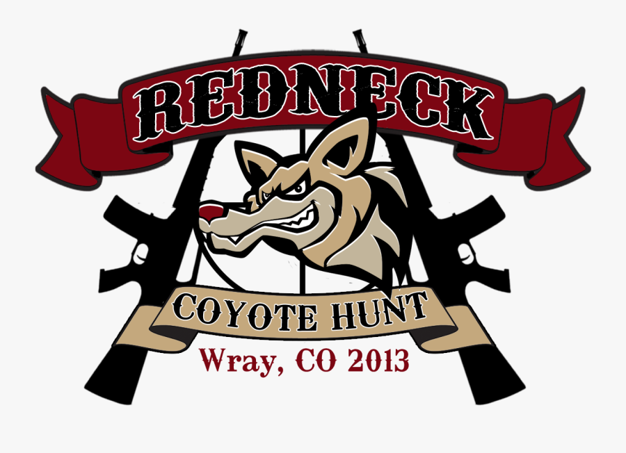 Redneck Coyote Hunt - Coyote, Transparent Clipart