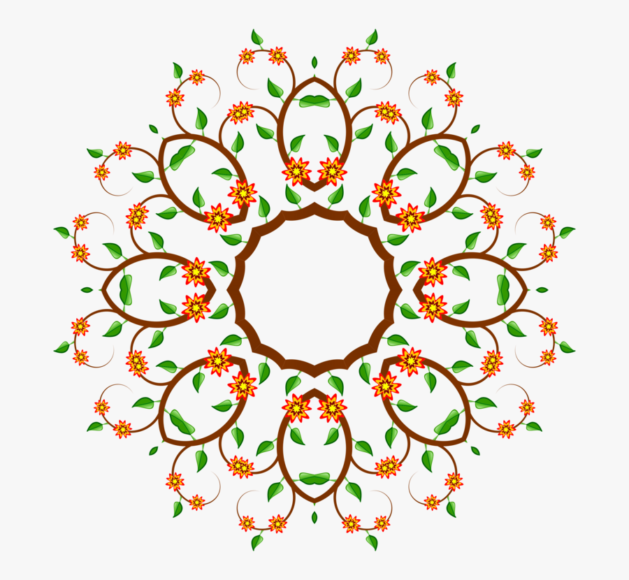 Petal,flora,leaf - Gambar Bunga Dalam Lingkaran, Transparent Clipart
