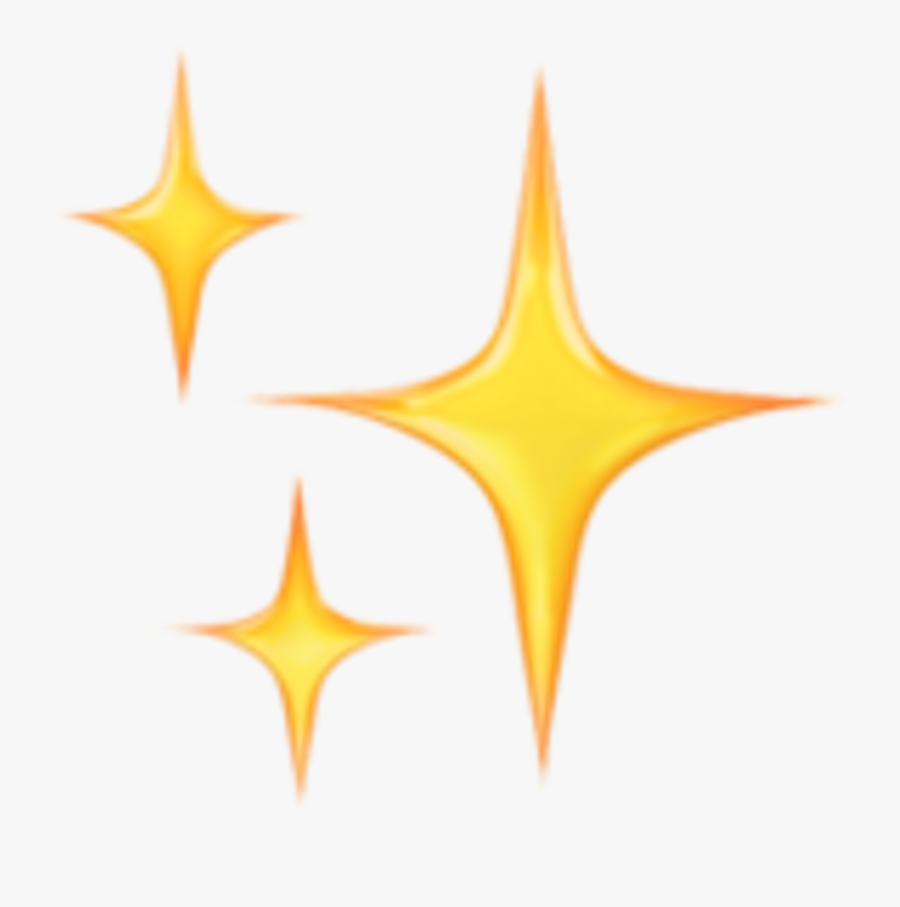 Sparkles Sticker Clipart , Png Download - Emoji De Tres Estrellas, Transparent Clipart