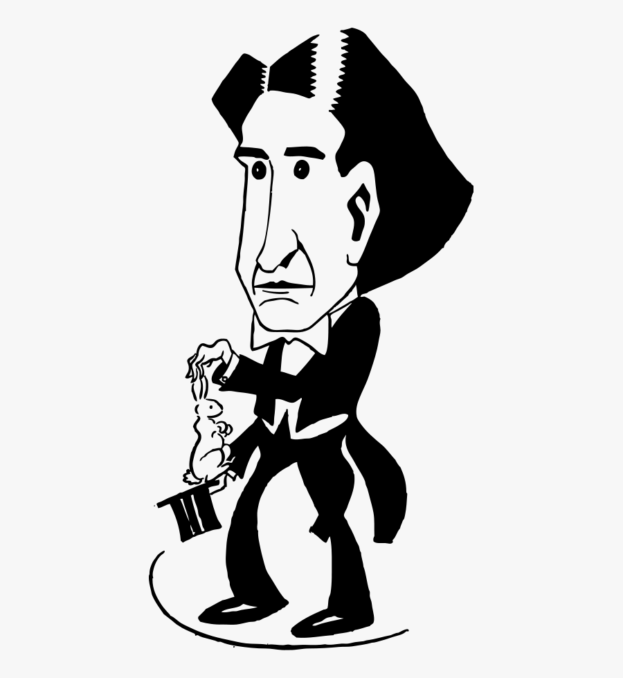 Magician Howard Thurston 2 - Caricatura Mágico, Transparent Clipart
