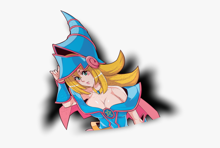 Dark Magician Girl Peeker Sticker - Sticker Peekers, Transparent Clipart