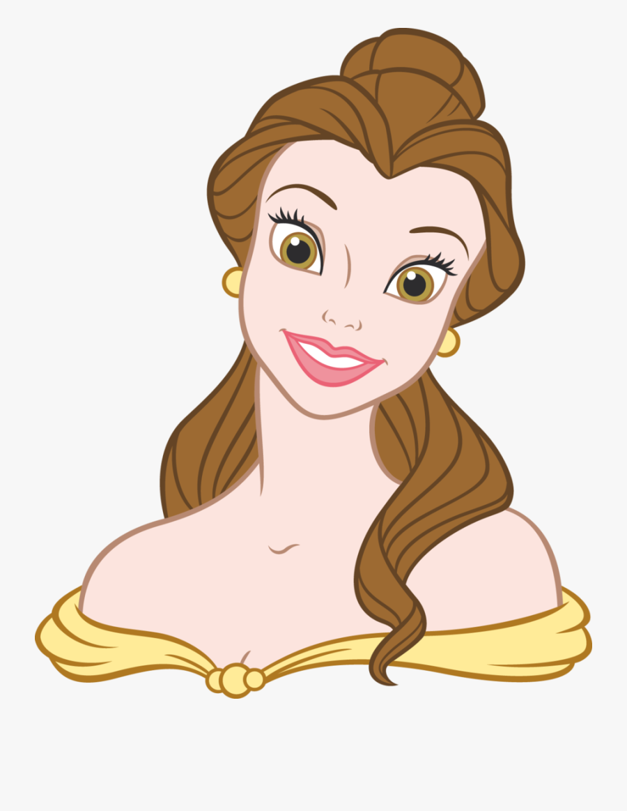 Belle By Ireprincess - Beauty And The Beast Belle Head, Transparent Clipart