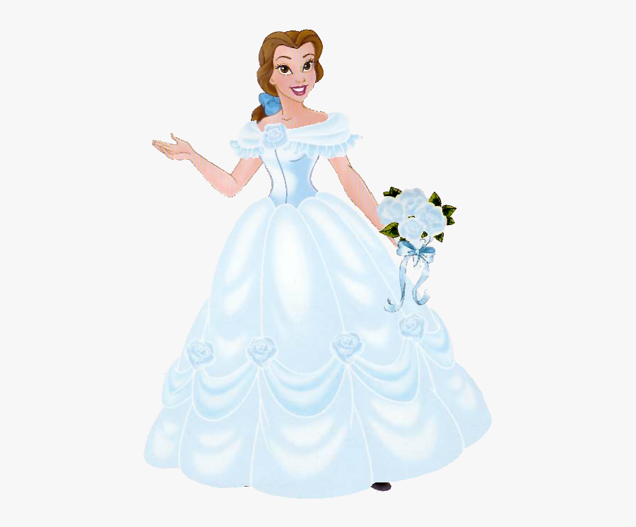 Wedding Dress Clipart Belle - Barbie, Transparent Clipart
