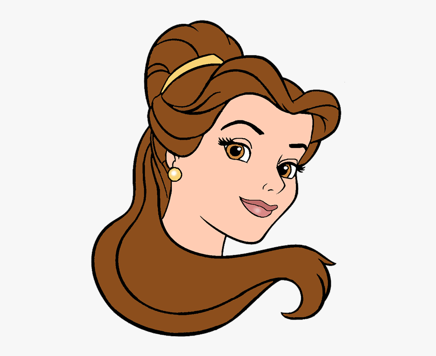 Free Stock Belle Clip Art Disney - Belle Face Disney, Transparent Clipart