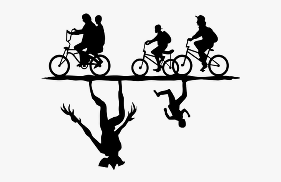 Transparent Stranger Things Clipart - Stranger Things Bikes Transparent