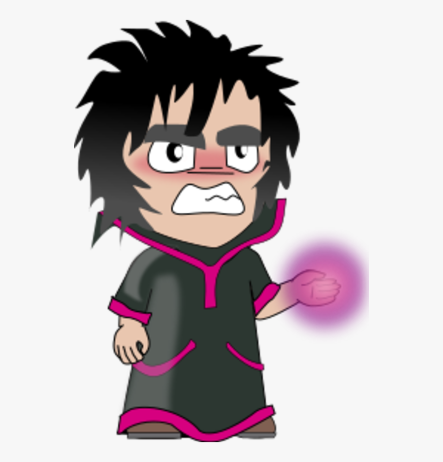 Boy Chibi Magician Sorcerer Cartoon - Sorcerer Chibi, Transparent Clipart